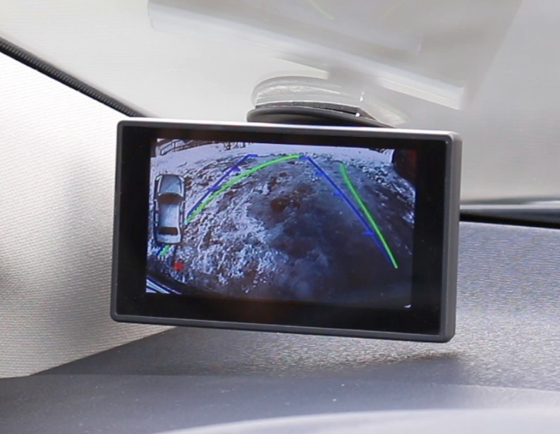 Экран камеры заднего вида Ford Mondeo 2012 в магазине автозвука и аксессуаров kSize.ru

