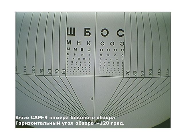 CAM-9 камера бокового обзора для монтажа в корпус зеркала