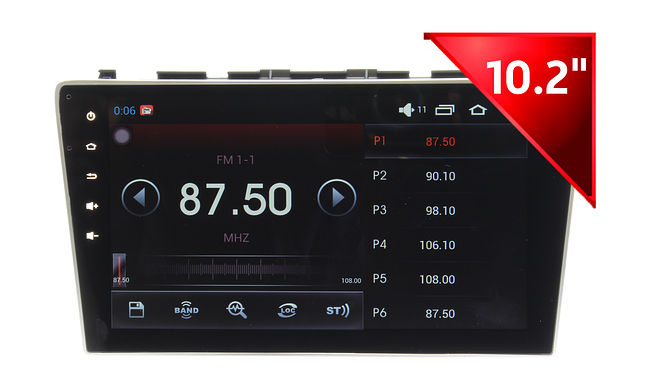 Штатная магнитола Honda CR-V 2006 - 2012 Wide Media WM-1010HD Android