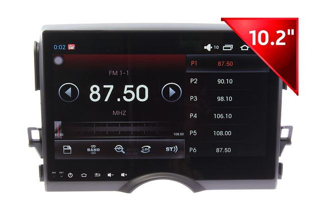 Штатная магнитола Toyota Mark X 2009 + Wide Media WM-1037HD Android (для авто без монитора)