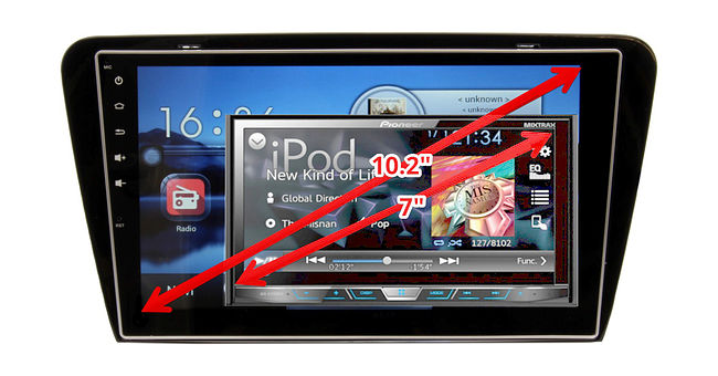купить Штатная магнитола Toyota RAV4 2013 + Wide Media WM-1017HDb Android (для авто с монитором) 14