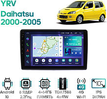 Штатная магнитола Daihatsu YRV 2000 - 2005 Wide Media LC1186QU-4/64