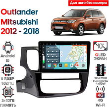Штатная магнитола Mitsubishi Outlander 2012 - 2018 Wide Media KS1020QR-3/32 для авто без камеры