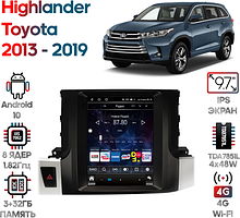 Штатная магнитола Toyota Highlander 2013 - 2019 Wide Media KS5039QR-3/32