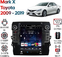 Штатная магнитола Toyota Mark X 2009 - 2019 Wide Media KS5072QR-3/32 тип 2