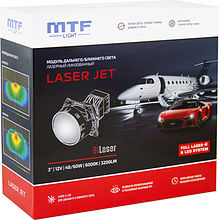 Светодиодные модули ближнего/дальнего света MTF Light Laser JET,12В,48/60ВТ,6000К, 3