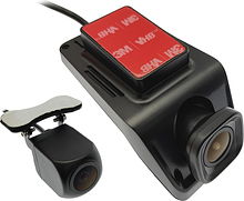 Видеорегистратор для подключения к магнитолам по USB Wide Media DVR-KS2 (ADAS) 2 камеры