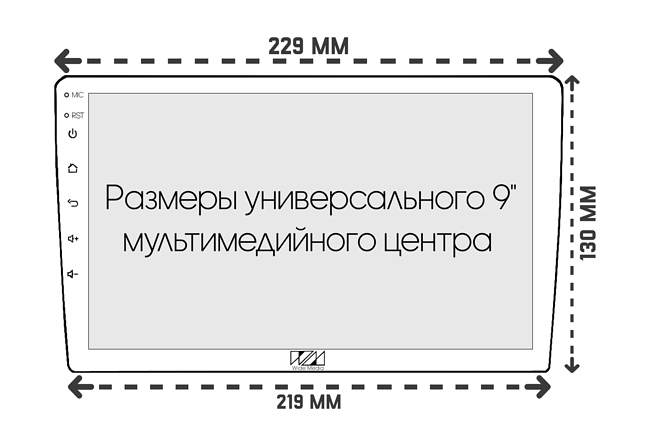 Рамка для установки в Isuzu D-Max 2020+ MFB дисплея 5